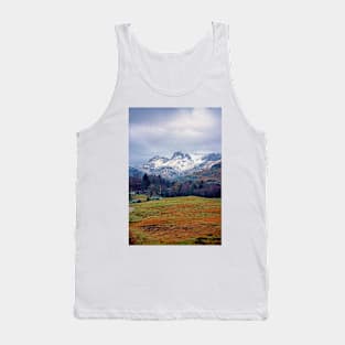 The Langdale Pikes From Elterwater, England Tank Top